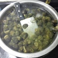 田螺黄焖鸡的做法步骤1
