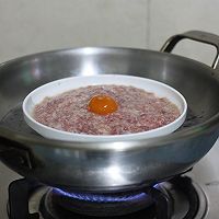 咸蛋蒸肉饼#方太蒸爱行动#的做法图解6