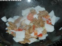 山药炒肉片的做法图解5