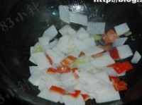 山药炒肉片的做法图解4