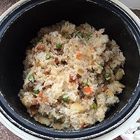电饭煲版—豌豆猪肉焖饭的做法图解7
