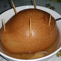 冰糖炖梨的做法图解5