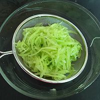 葱油莴笋的做法图解6