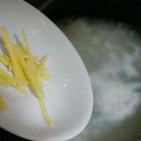 鸡丝香菇粥的做法图解3