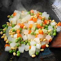 冬瓜双豆的做法图解7
