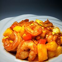 菠萝虾球的做法图解11