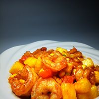 菠萝虾球的做法图解10