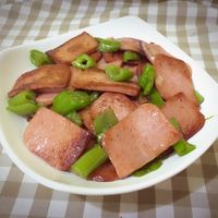 青椒火腿的做法图解5