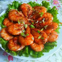 蚝油爆大虾的做法图解6