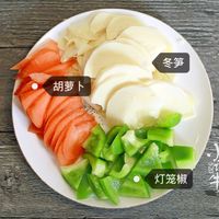 五福冬笋肉片的做法图解3